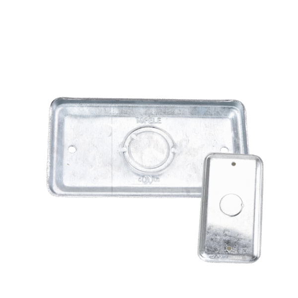 TAPA RECTANGULAR 1/2" CON TORNILLOS